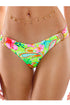 Luli Fama Hibiscus Dream Ring Seamless Wavy Back Ruched Bottom